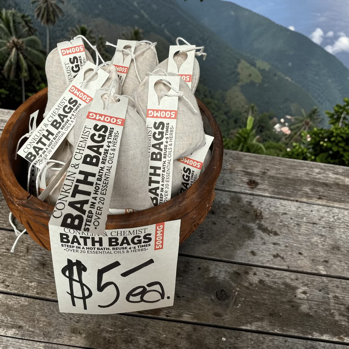 Botanical Bath Bag