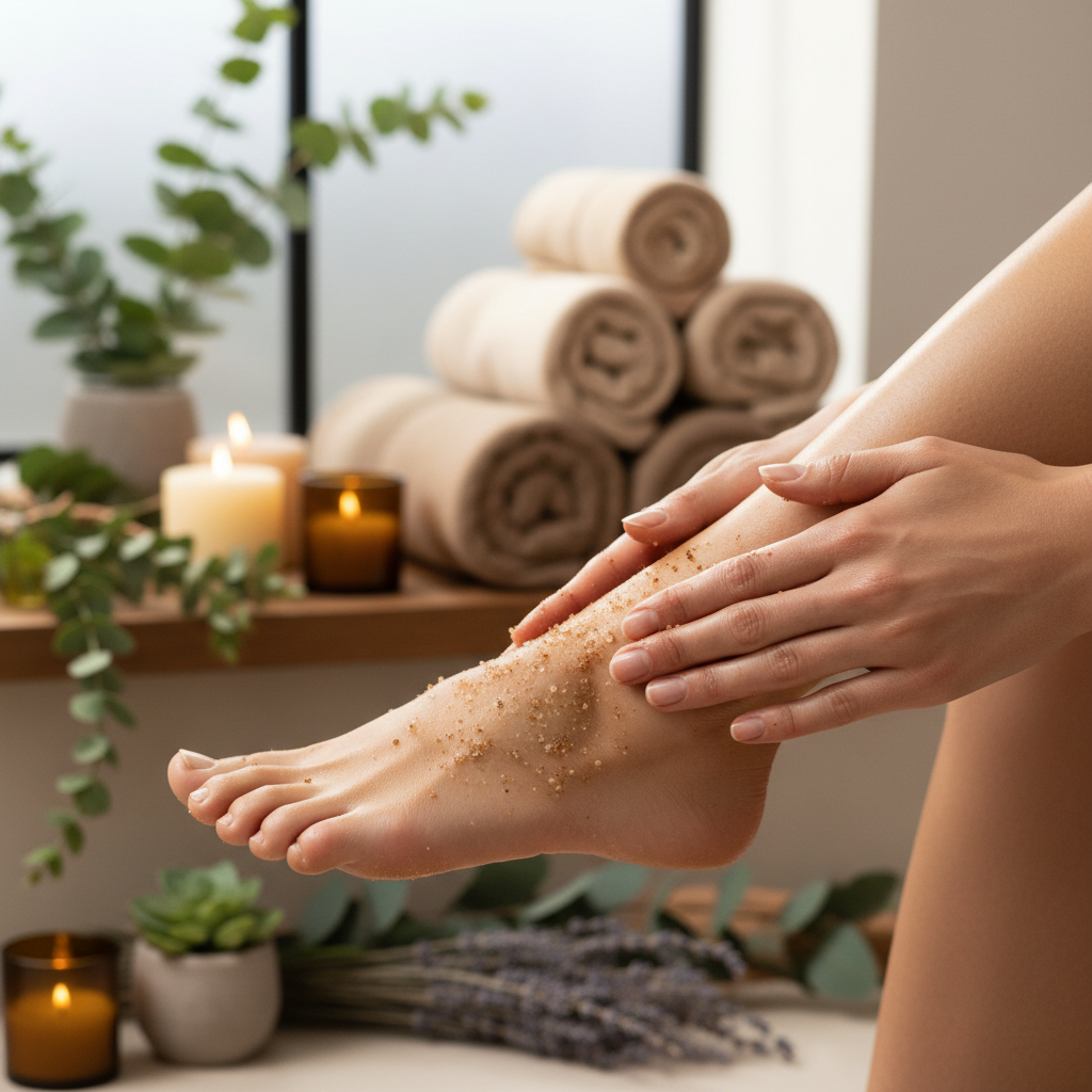 Hand & Foot Scrub - Lifestyle