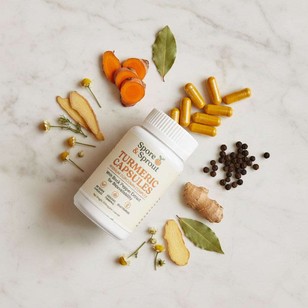 Turmeric - Flat Lay